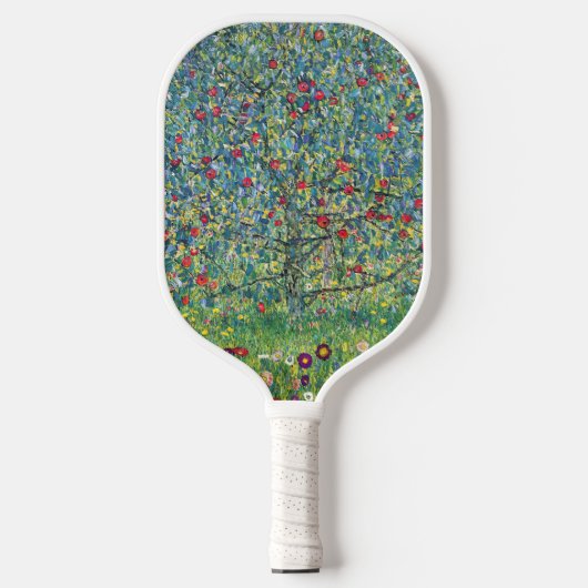 Gustav Klimt - Apfelbaum Pickleball Schläger (Vorderseite)