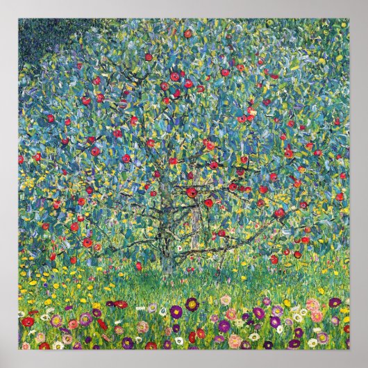 Gustav Klimt - Apfelbaum Poster (Vorne)