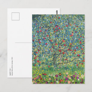 Gustav Klimt - Apfelbaum Postkarte