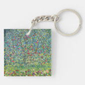 Gustav Klimt - Apfelbaum Schlüsselanhänger (Rückseite)