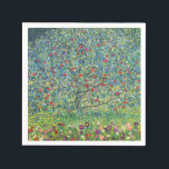 Gustav Klimt - Apfelbaum Serviette<br><div class="desc">Apfelbaum I - Gustav Klimt,  Öl auf Leinwand,  1907</div>