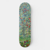 Gustav Klimt - Apfelbaum Skateboard (Vorderseite)