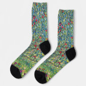 Gustav Klimt - Apfelbaum Socken (Linkes Detail)