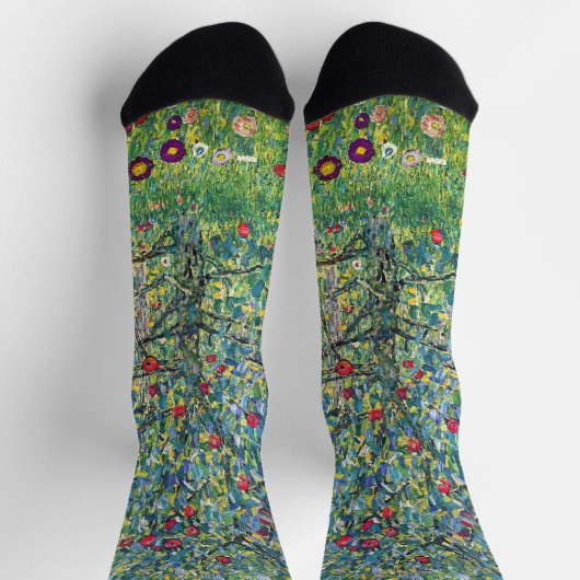 Gustav Klimt - Apfelbaum Socken (Oben)