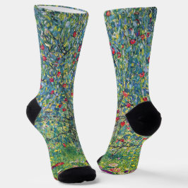 Gustav Klimt - Apfelbaum Socken