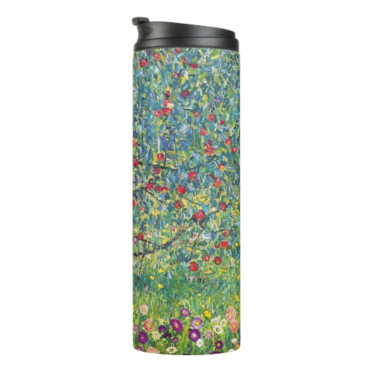 Gustav Klimt - Apfelbaum Thermosbecher (Nach rechts gedreht)