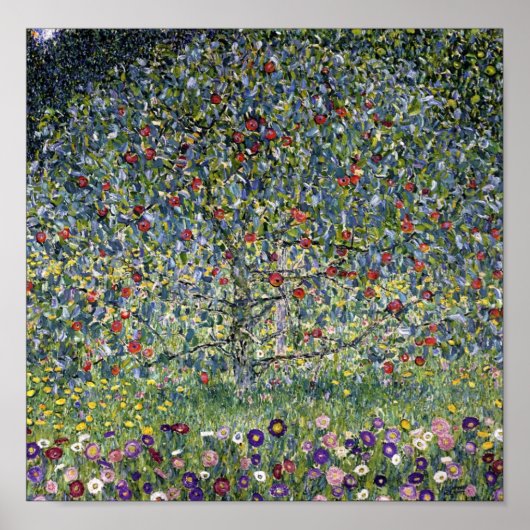 Gustav Klimt Apple Tree Apple Tree Poster (Vorne)
