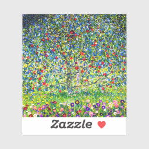 Gustav Klimt Apple Tree Aufkleber