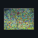 Gustav Klimt Apple Tree Begleitkarte<br><div class="desc">Karten mit Gustav Klimts Gemälde Apple Tree,  I (1912). Ein bunter Apfelbaum steht in einem grünen Feld mit lila,  rosa,  gelben und weißen Blume. Ein perfektes Geschenk für Fans des Jugendstils und österreichischer Kunst.</div>