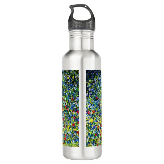 Gustav Klimt Apple Tree Edelstahlflasche (Rückseite)
