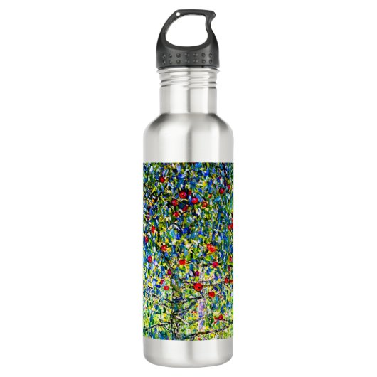 Gustav Klimt Apple Tree Edelstahlflasche (Vorderseite)