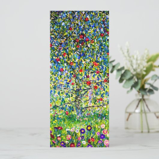 Gustav Klimt Apple Tree Einladung (Stehend Vorderseite)