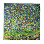 Gustav Klimt Apple Tree Fliese (Vorderseite)