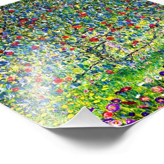 Gustav Klimt Apple Tree Fotodruck (Ecke)