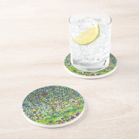 Gustav Klimt Apple Tree Getränkeuntersetzer (Seite)