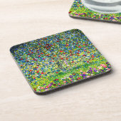 Gustav Klimt Apple Tree Getränkeuntersetzer (Linke Seite)