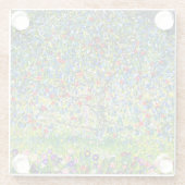 Gustav Klimt Apple Tree Glasuntersetzer (Rückseite)