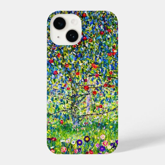 Gustav Klimt Apple Tree iPhone Hülle (Rückseite)