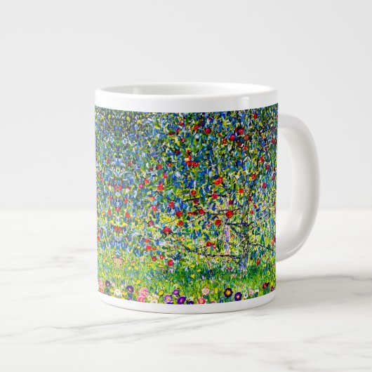 Gustav Klimt Apple Tree Jumbo-Tasse (Vorderseite Rechts)