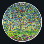 Gustav Klimt Apple Tree Keramikknauf<br><div class="desc">Keramik Knob mit Gustav Klimts Gemälde Apple Tree,  I (1912). Ein bunter Apfelbaum steht in einem grünen Feld mit lila,  rosa,  gelben und weißen Blume. Ein perfektes Geschenk für Fans des Jugendstils und österreichischer Kunst.</div>