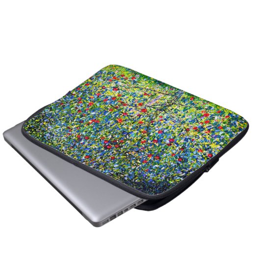 Gustav Klimt Apple Tree Laptopschutzhülle (Vorne Knopf)