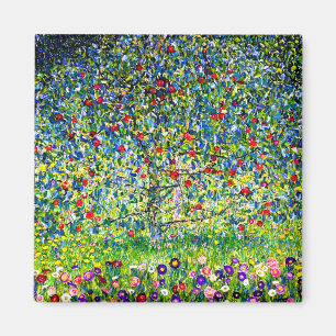 Gustav Klimt Apple Tree Magnet