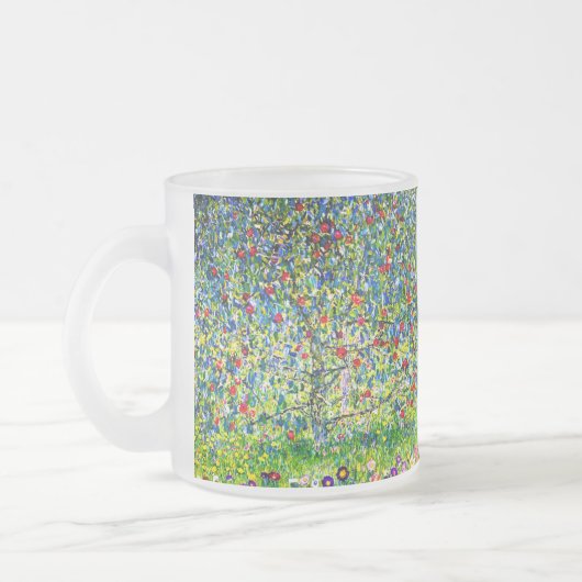 Gustav Klimt Apple Tree Mattglastasse (Links)