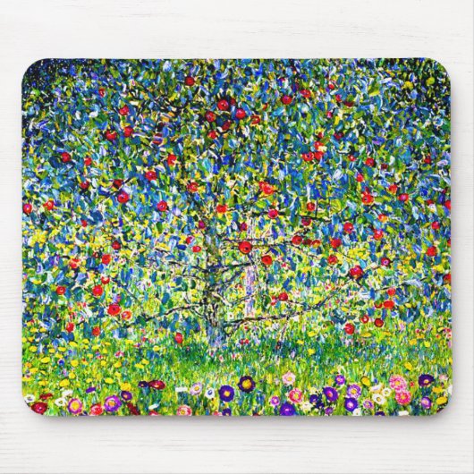 Gustav Klimt Apple Tree Mousepad (Vorne)