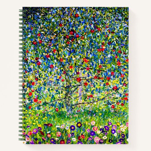 Gustav Klimt Apple Tree Notizblock (Vorderseite)