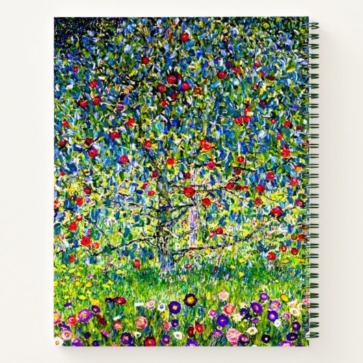 Gustav Klimt Apple Tree Notizblock (Rückseite)