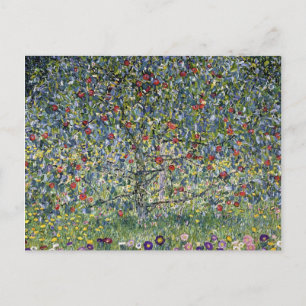 Gustav Klimt Apple Tree Postcard Postkarte