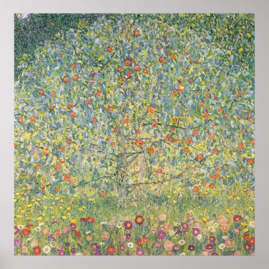 Gustav Klimt Apple Tree Poster (Vorne)