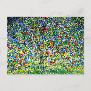 Gustav Klimt Apple Tree Postkarte