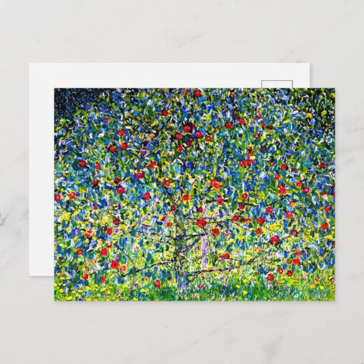 Gustav Klimt Apple Tree Postkarte (Vorne/Hinten)