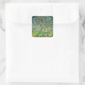 Gustav Klimt Apple Tree Quadratischer Aufkleber (Tasche)