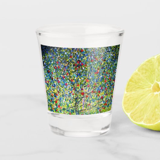 Gustav Klimt Apple Tree Schnapsglas (Vorderseite)