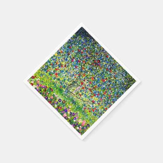 Gustav Klimt Apple Tree Serviette (Ecke)