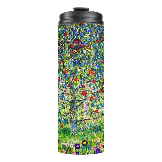 Gustav Klimt Apple Tree Thermosbecher (Vorderseite)