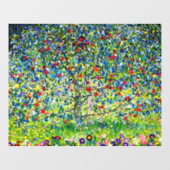 Gustav Klimt Apple Tree Upscaled Fensteraufkleber (Blatt)