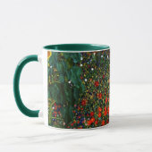Gustav Klimt art - Bauernhof Garten mit Sonnenblum Tasse (Links)