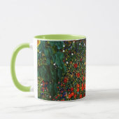 Gustav Klimt art - Bauernhof Garten mit Sonnenblum Tasse (Links)