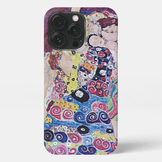 Gustav Klimt Art The Jungfrauen iPhone Case Hülle (Rückseite)