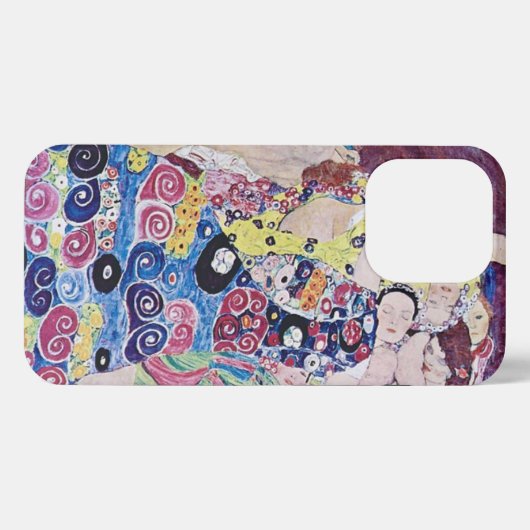 Gustav Klimt Art The Jungfrauen iPhone Case iPhone Hülle (Rückseite (Horizontal))