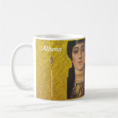 Gustav Klimt-Athena & Isis | Retrogöttin Kaffeetasse (Links)