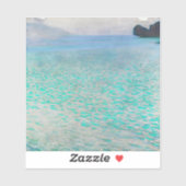 Gustav Klimt - Attersee Aufkleber (Blatt)