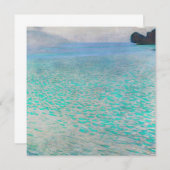 Gustav Klimt - Attersee Dankeskarte (Vorne/Hinten)