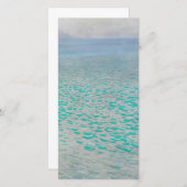 Gustav Klimt - Attersee Feiertagskarte (Vorne/Hinten)