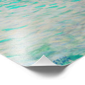 Gustav Klimt - Attersee Fotodruck (Ecke)