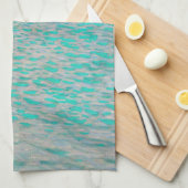 Gustav Klimt - Attersee Geschirrtuch (Viertel Falte)