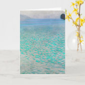 Gustav Klimt - Attersee Karte (Gelbe Blume)